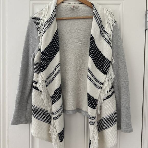 Dolan Sweaters - Anthropologie DOLAN Womens Sweater SONIA Fringe Cardigan Lagenlook Boho Medium M